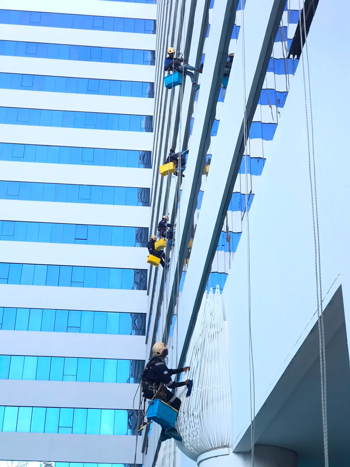 Spring Blue Cleaning Team Work Dubai
