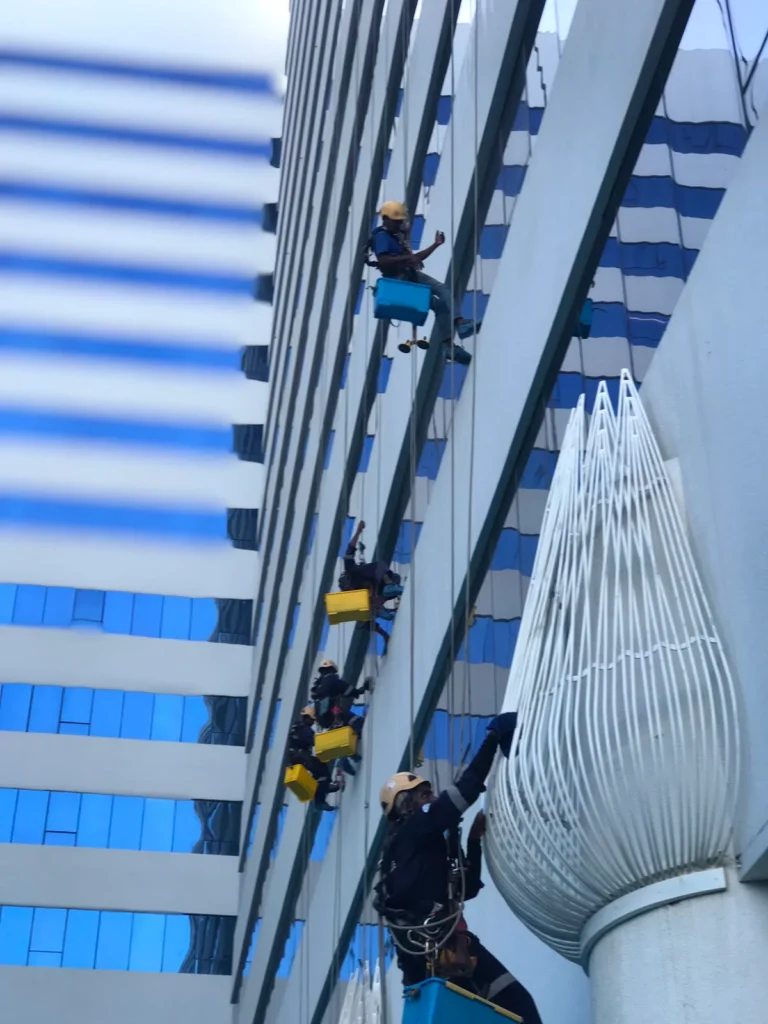 Spring Blue commercial cleaning Dubai — team at work